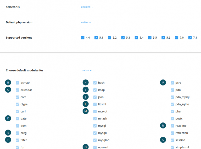 How to install php selector in  cloudlinux