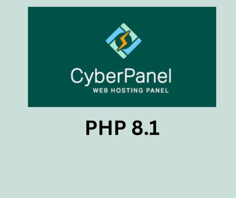 How to use PHP 8.1 in CyberPanel